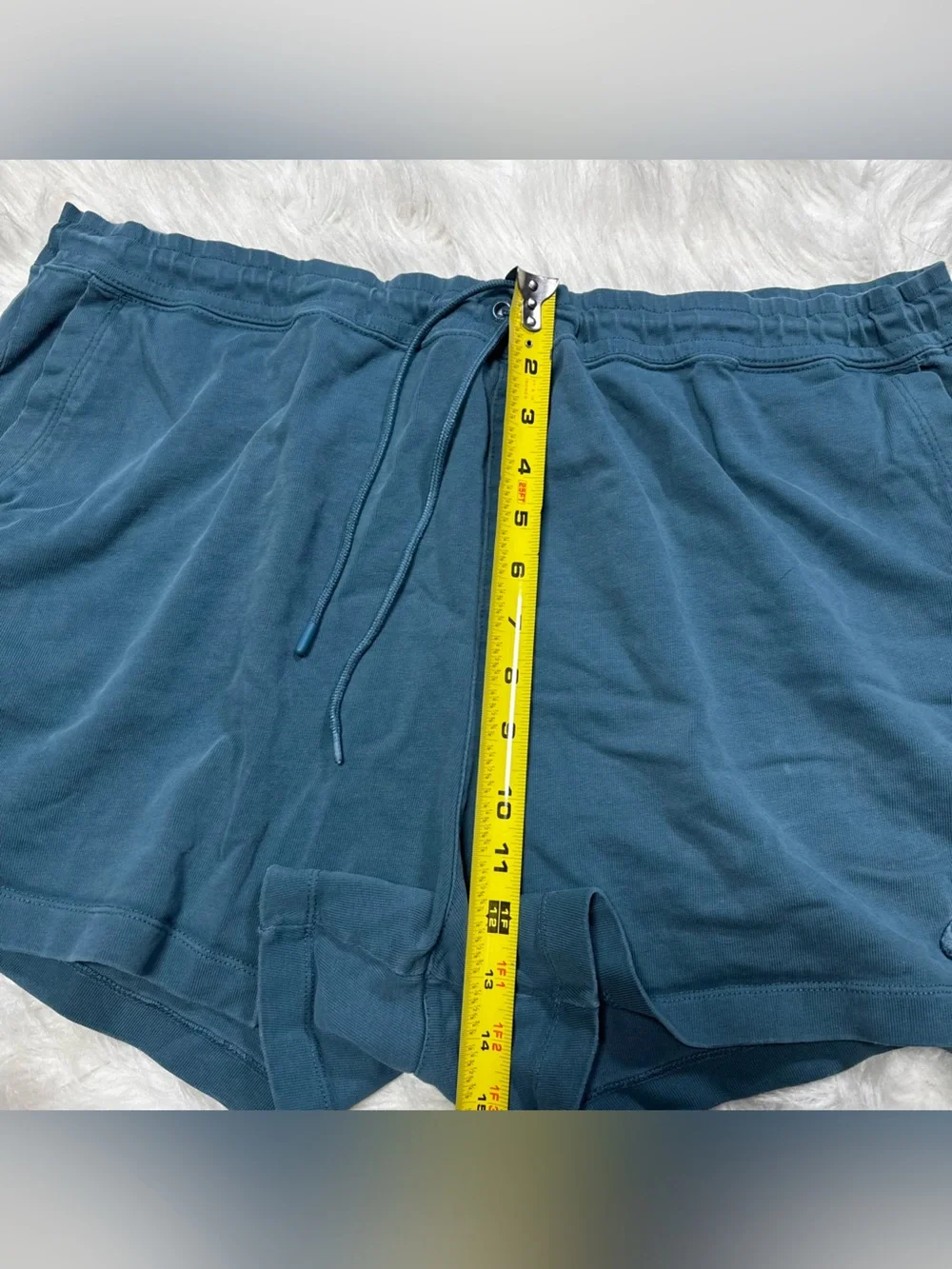 Nike Women's Teal Knit Drawstring Athletic Shorts size Women’s XXL